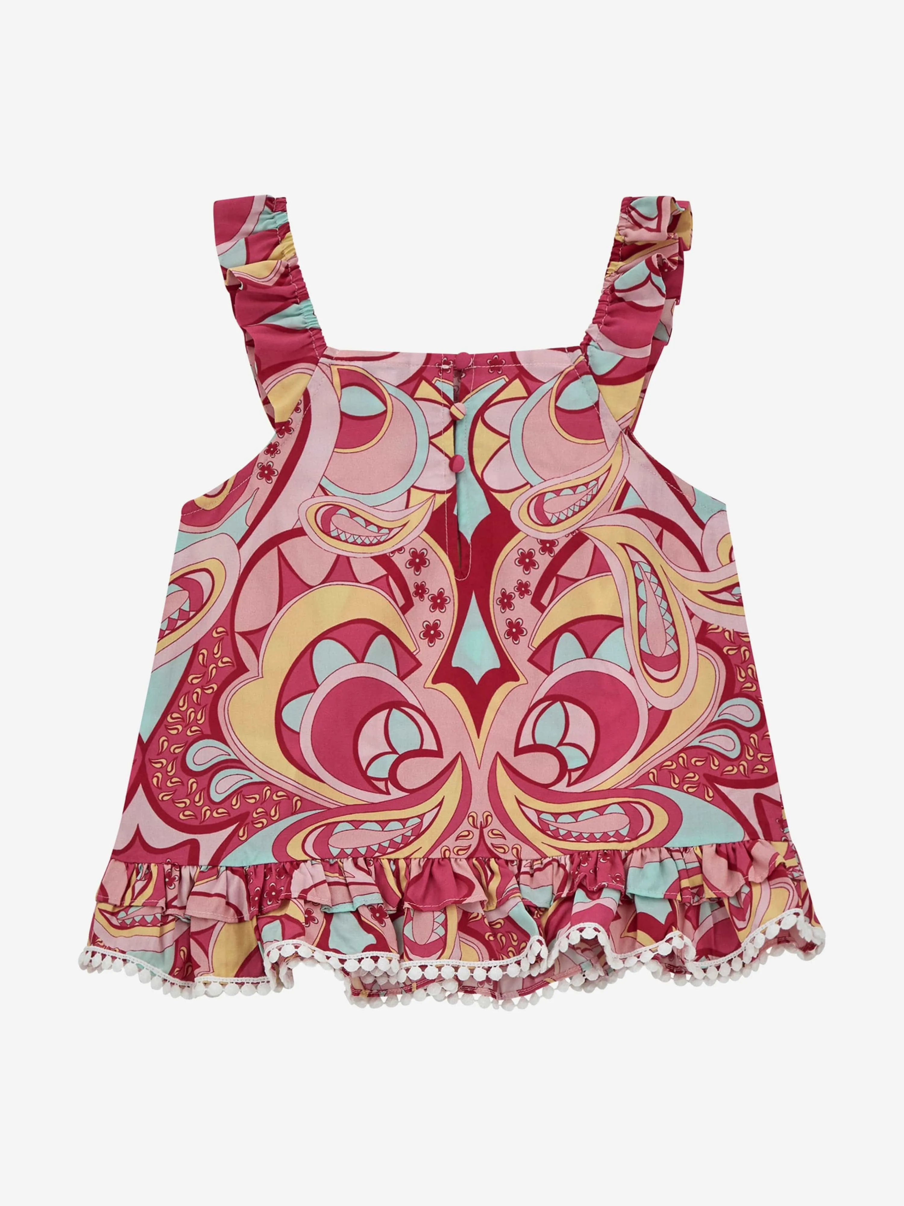 Guess Girls Paisley Ärmelloses Top in Rosa
