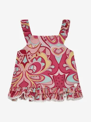 Guess Girls Paisley Ärmelloses Top in Rosa