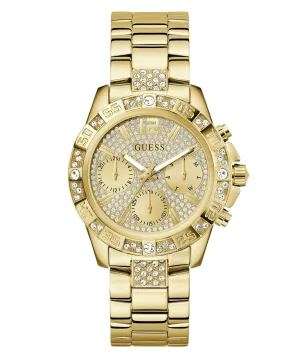 Guess Ladies Majesty Goldfarbene Edelstahl-Uhr GW0771L2