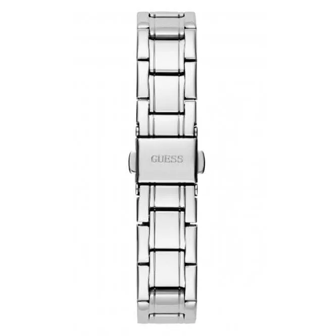 Guess Damen Melody Edelstahl Silber Armbanduhr GW0468L1