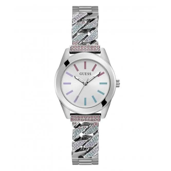 Guess Damen Serena Uhr in Silberton GW0546L4