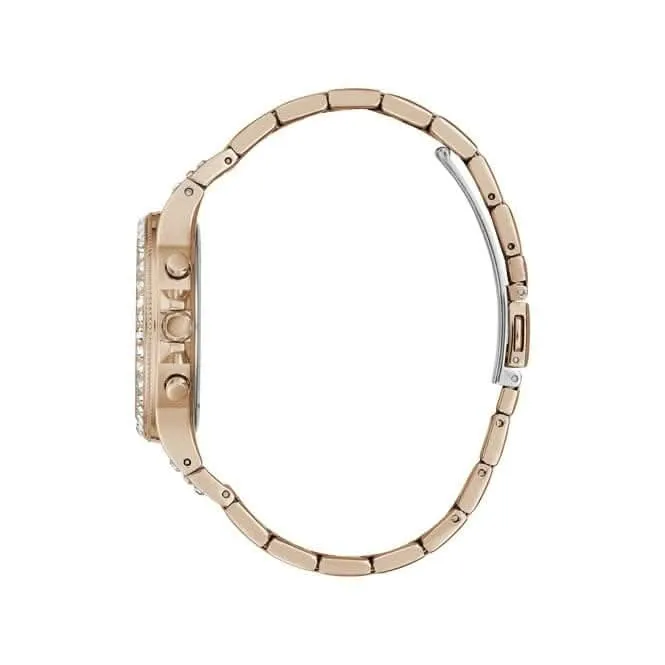 Guess Moonlight Damen Sport Armbanduhr Roségold Edelstahl GW0320L3