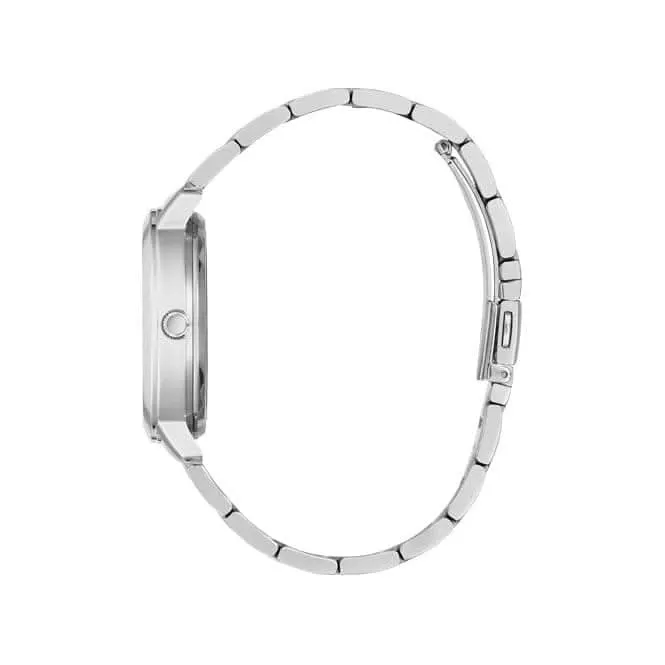 Guess Quattro Clear Damen Trend Uhr Edelstahl Silber GW0300L1