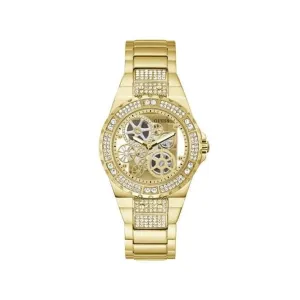 Guess Reveal Damen Trend Uhr Gold Edelstahl GW0302L2
