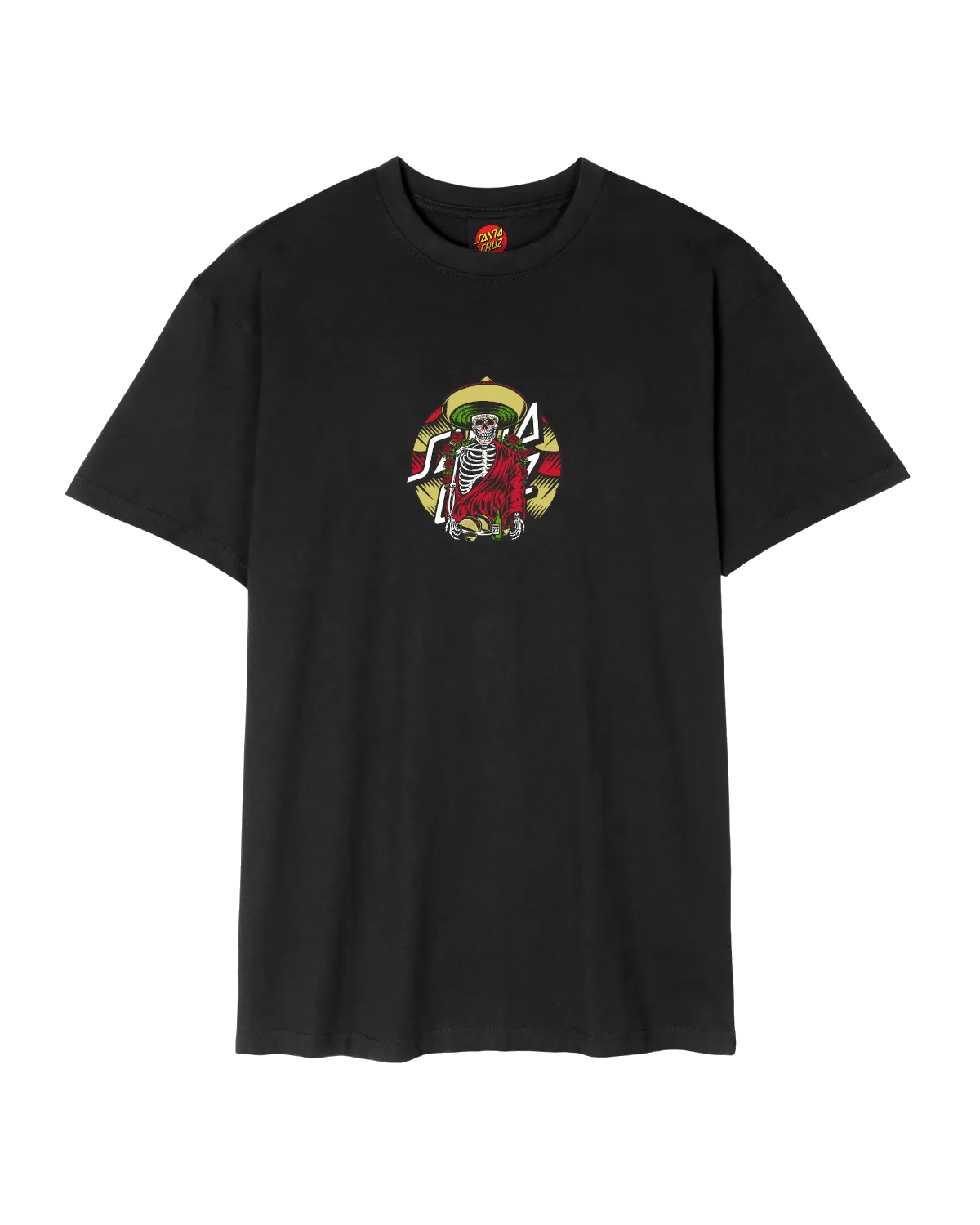 Guzman Dining Dot T-Shirt in Schwarz