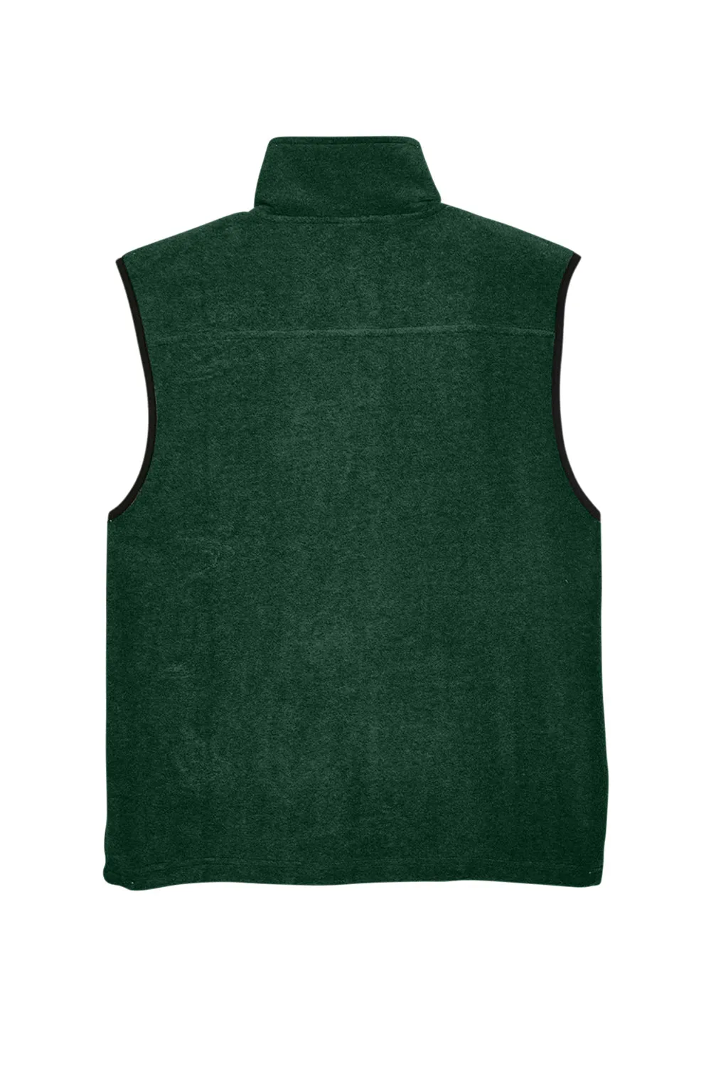 Harriton Herren-Pill-resistente Fleece-Weste mit Vollreißverschluss - Jägergrün