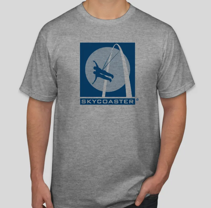 Heather Grey Skycoaster® Logo T-Shirt