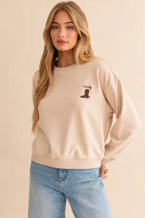 Howdy Pullover Sweatshirt
