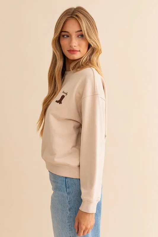 Howdy Pullover Sweatshirt