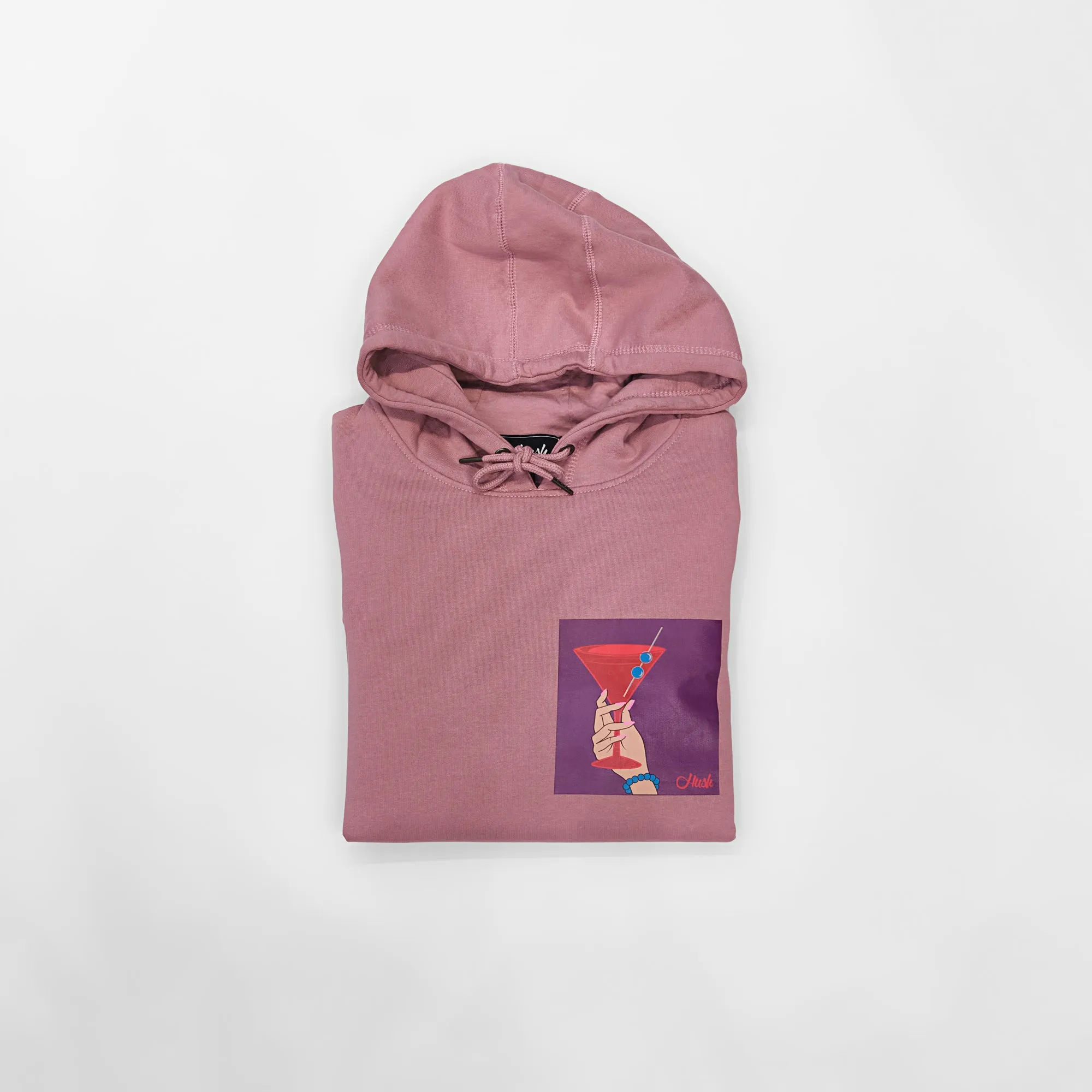 HUSH PINK MARTINI KAPUZENPULLOVER