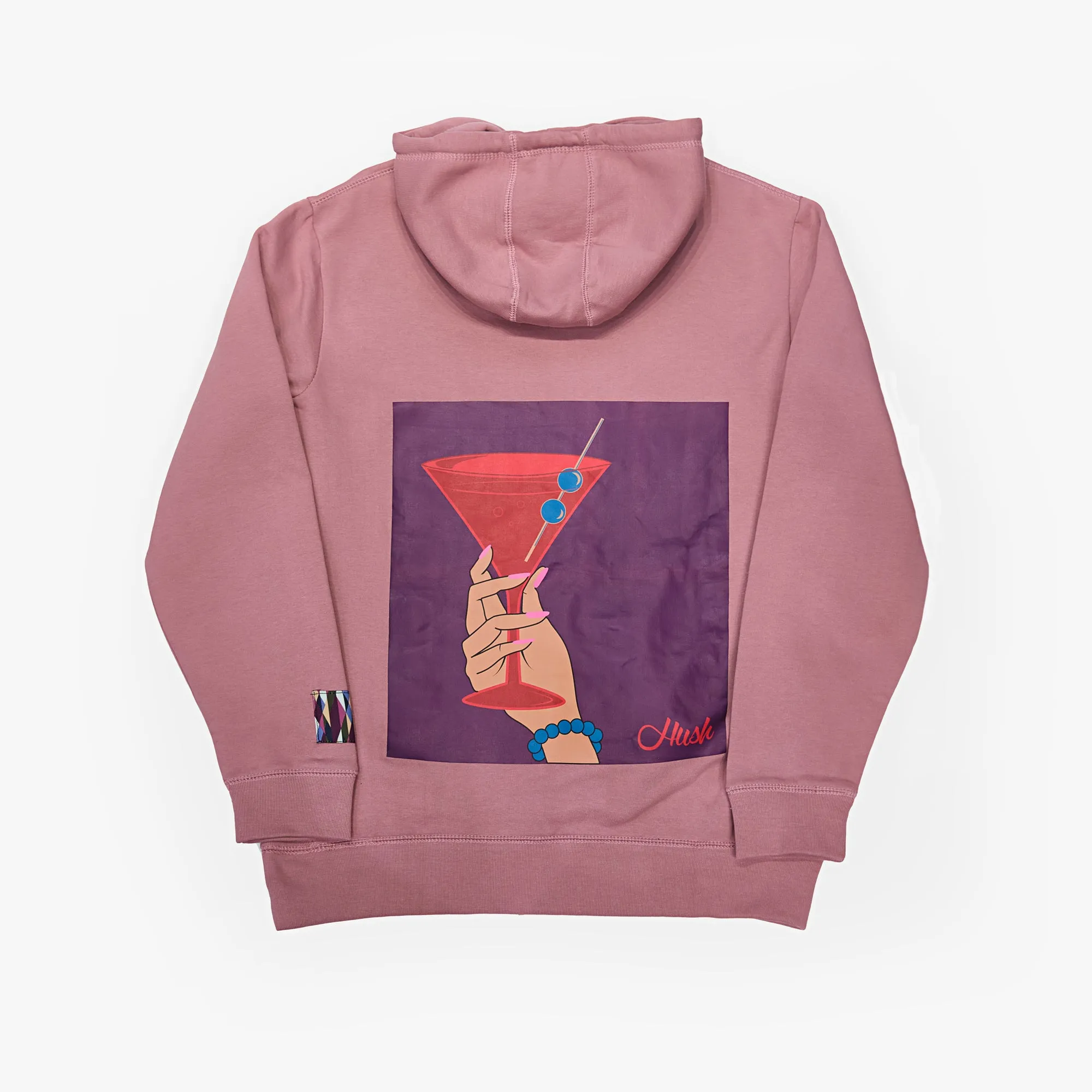 HUSH PINK MARTINI KAPUZENPULLOVER