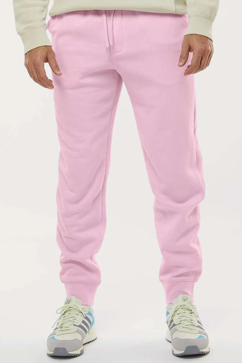 Independent Trading Company Herren Fleece-Jogginghose mit Taschen - Hellrosa