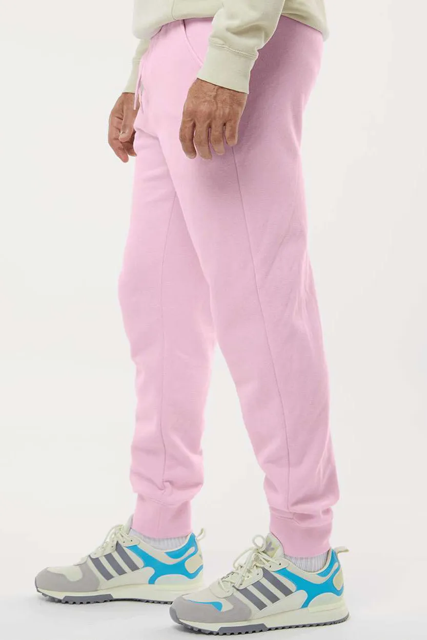 Independent Trading Company Herren Fleece-Jogginghose mit Taschen - Hellrosa