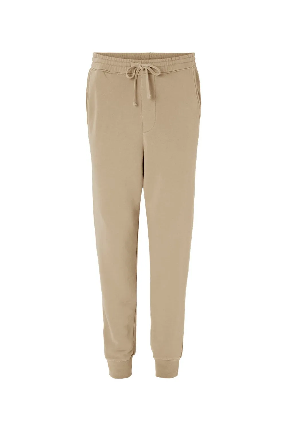 Independent Trading Company Herren Pigmentgefärbte Fleece-Jogginghosen mit Taschen - Sandsteinbraun
