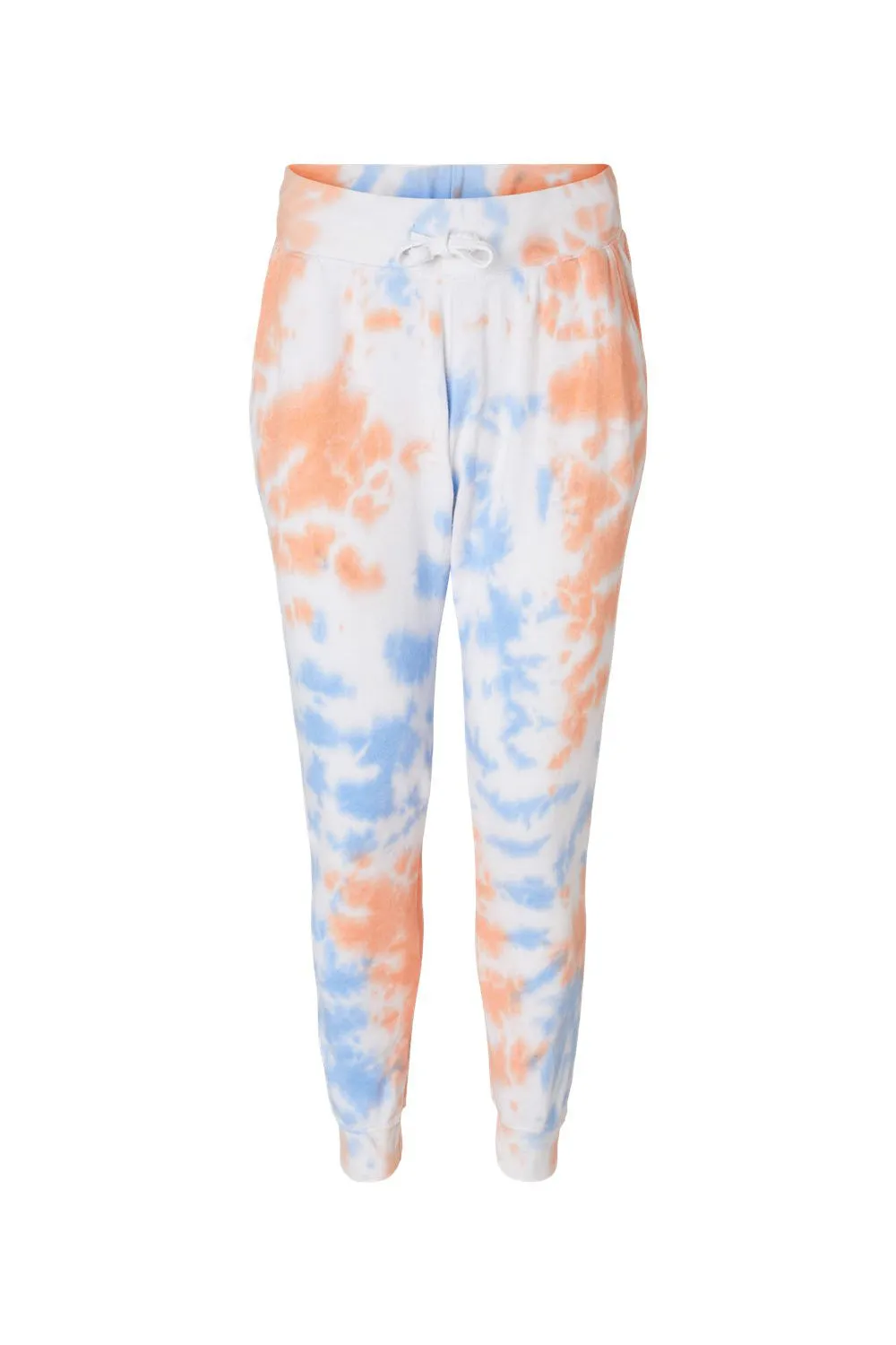 J America Herren Jogginghose mit Tie-Dye-Fleece und Taschen - Sonnenuntergang