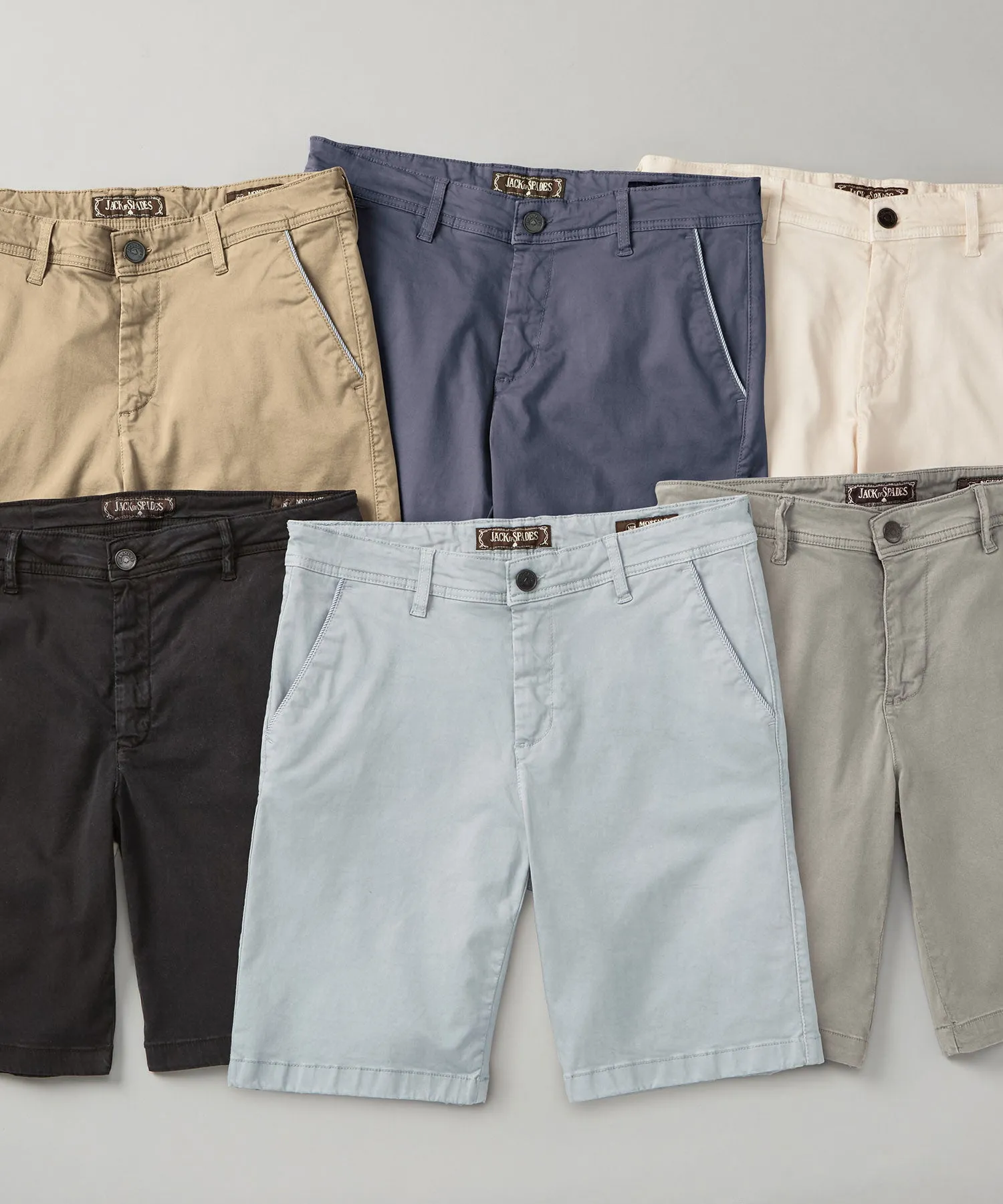 Jack Of Spades Montauk Baumwolle-Tencel Stretch Short