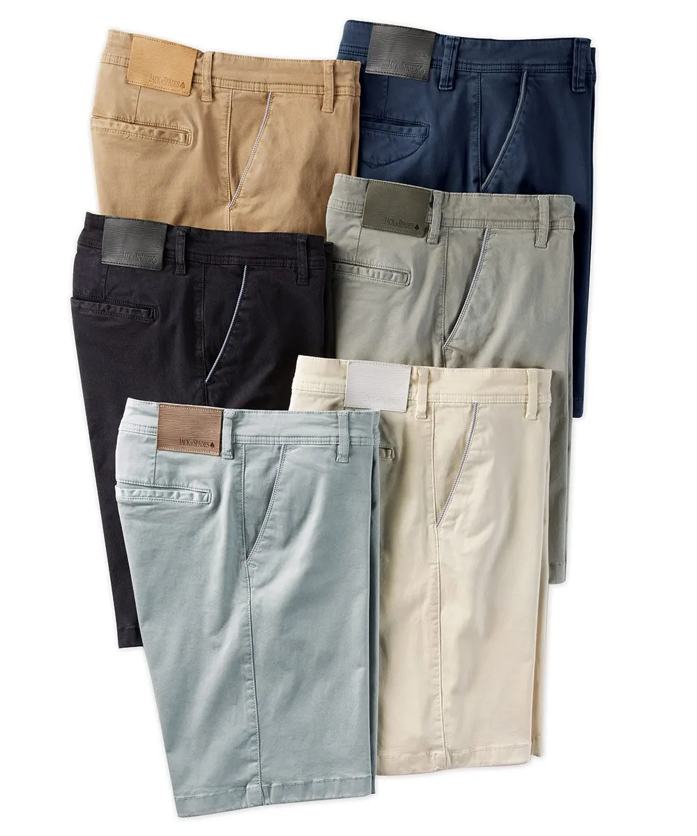 Jack Of Spades Montauk Baumwolle-Tencel Stretch Short