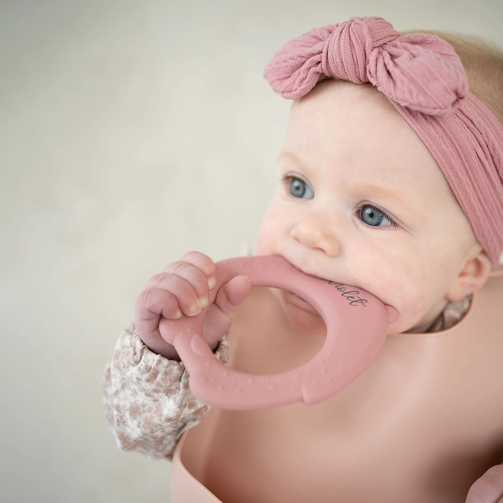 JBØRN Baby Girl Schleifen-Strick-Kopfband