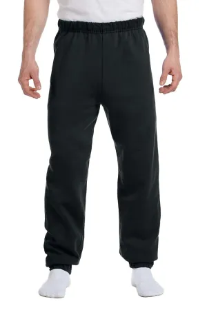 Jerzees Herren NuBlend Pilling-resistente Fleece-Jogginghose - Schwarz