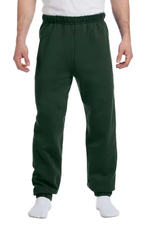 Jerzees Herren NuBlend Pilling-resistente Fleece-Jogginghose - Waldgrün