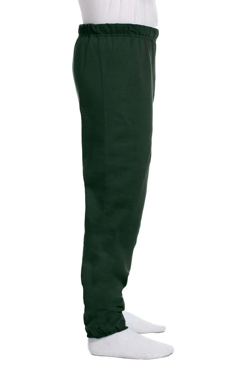 Jerzees Herren NuBlend Pilling-resistente Fleece-Jogginghose - Waldgrün