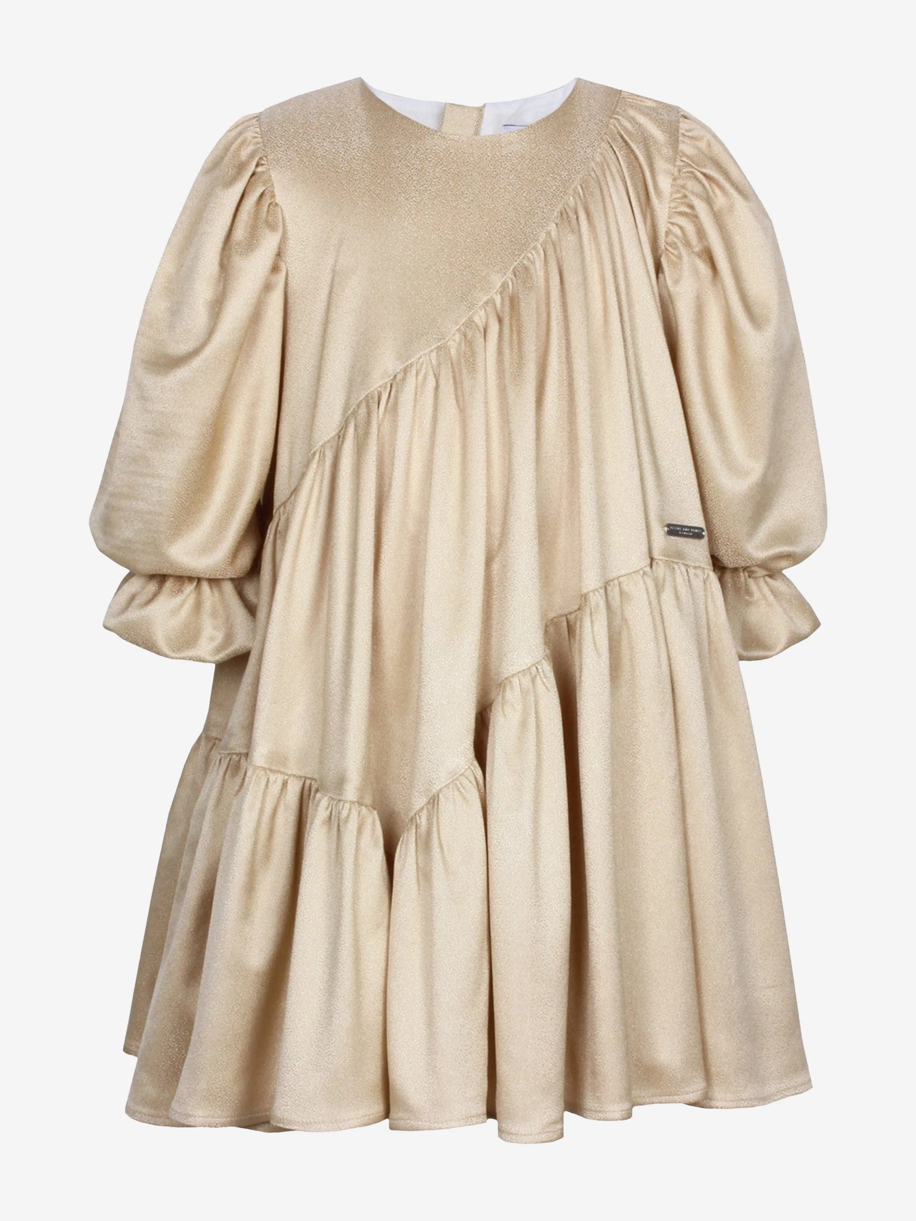 Jessie And James Mädchen Avery Glitzer Kleid in Gold