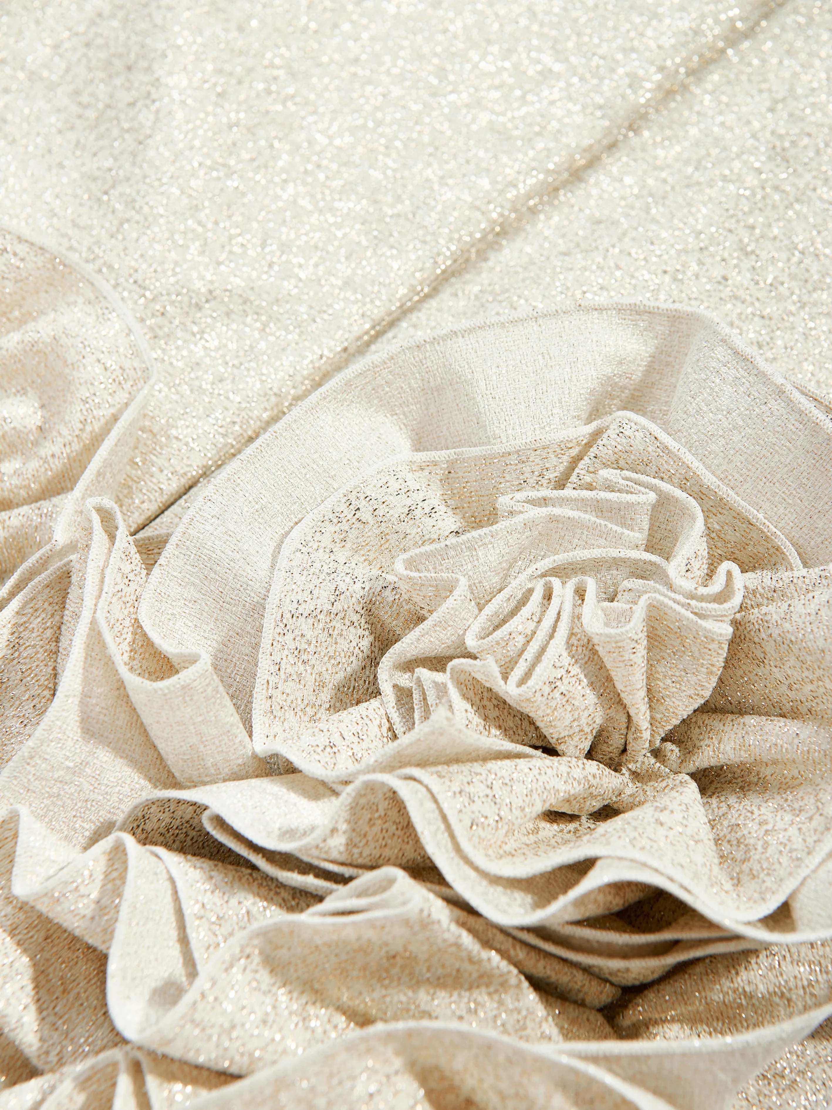 Jessie And James Girls Dream On Rüschen-Blumenkleid in Gold