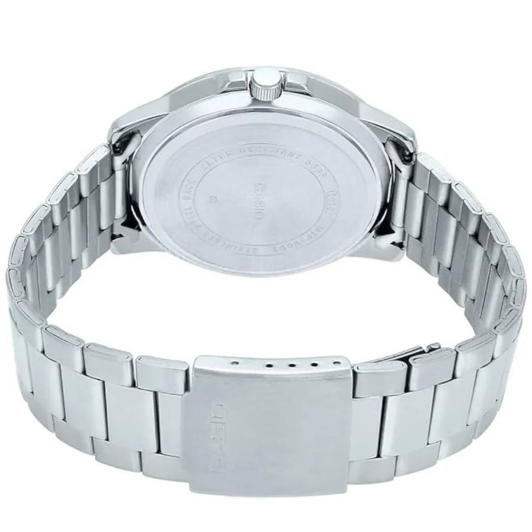 Schmuck Casio Uhren Casio Enticer Herren Edelstahl Uhr MTP-VD01D-1BVUDF