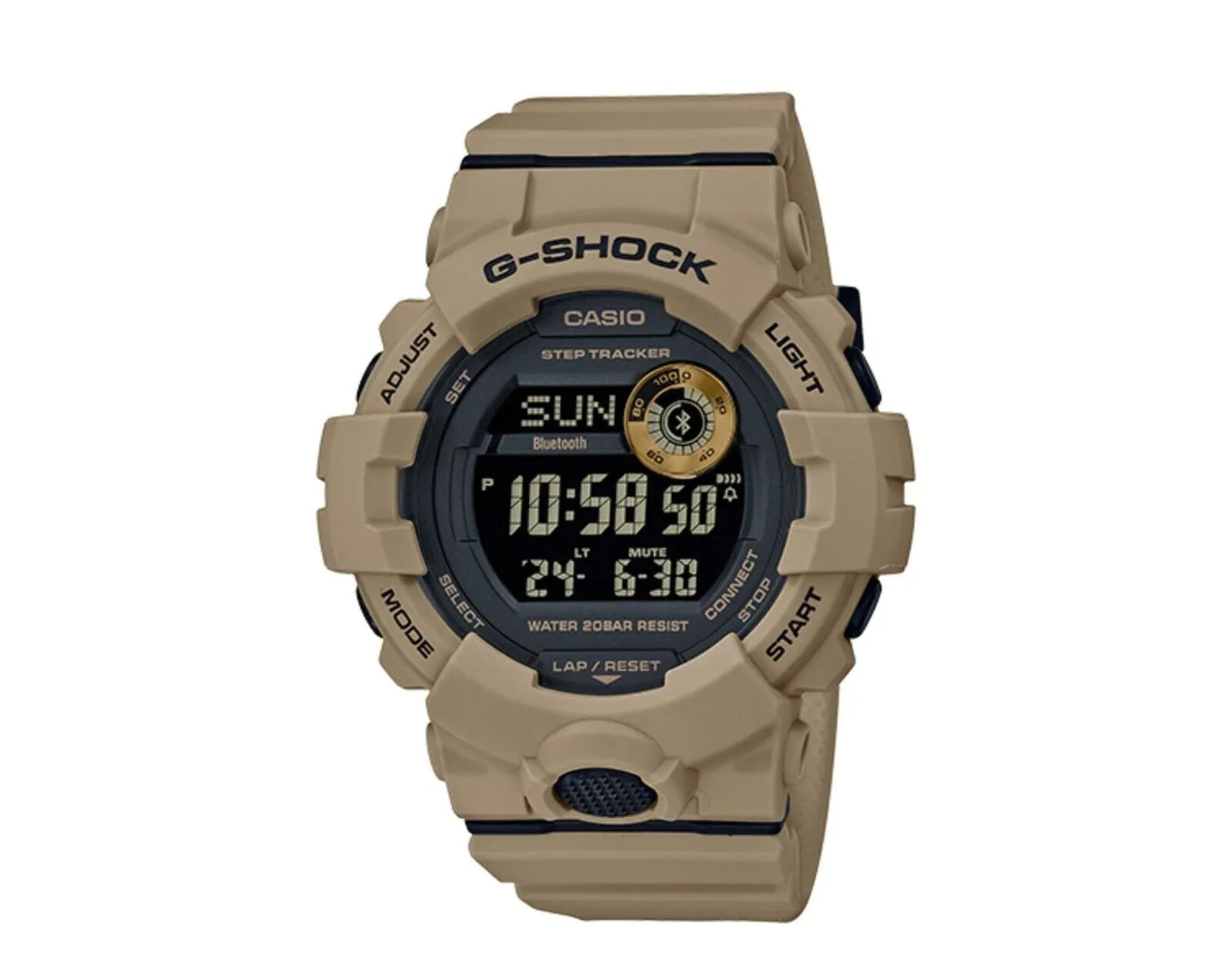Schmuck Casio Uhren Casio GBD-800UC-5ER G-Shock G-Squad Braune Uhr