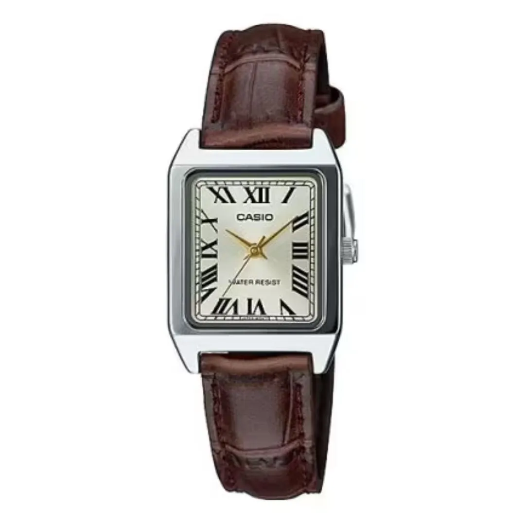 Schmuck Casio Uhren Casio LTP-V007L-9BUDF Analog Braun Uhr