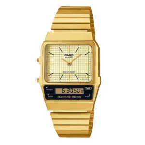 Schmuck Casio Uhren CASIO Unisex Vintage Retro Uhr AQ-800EG-9ADF