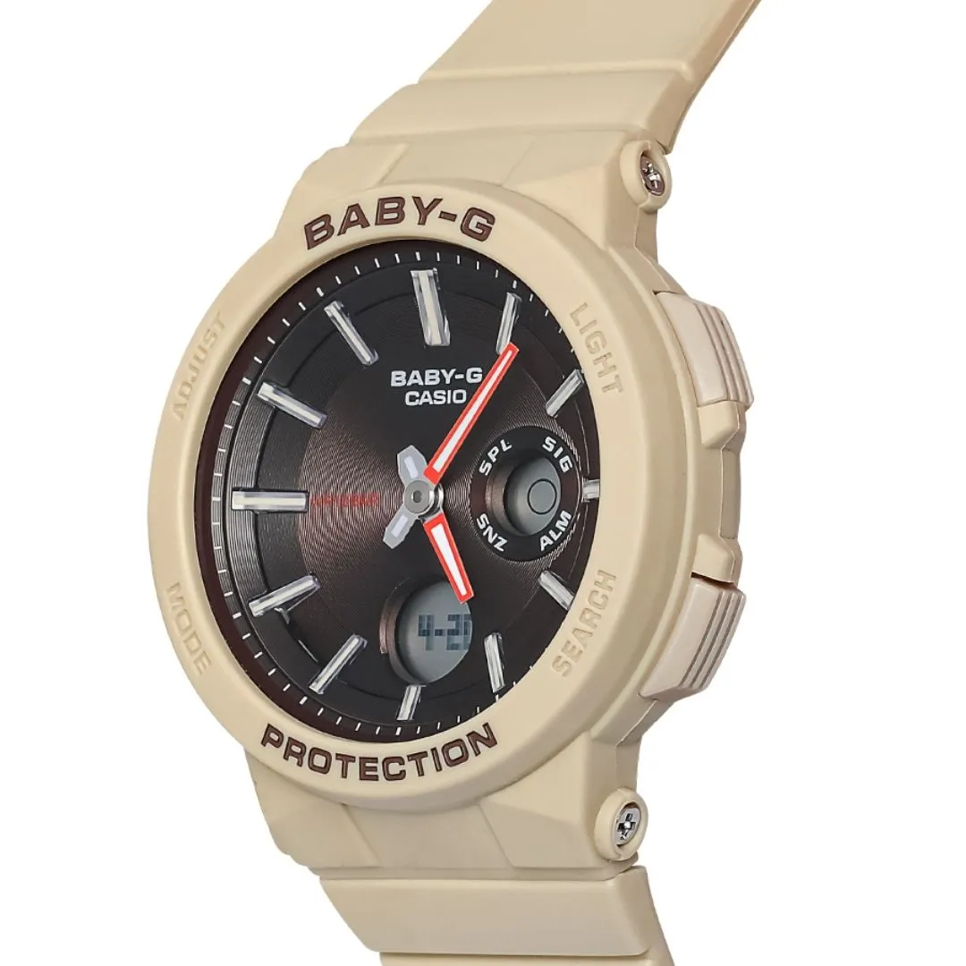 Schmuck Casio Uhren CASIO Damen Baby-G NEON ILLUMINATOR Uhr BGA-255-5ADR