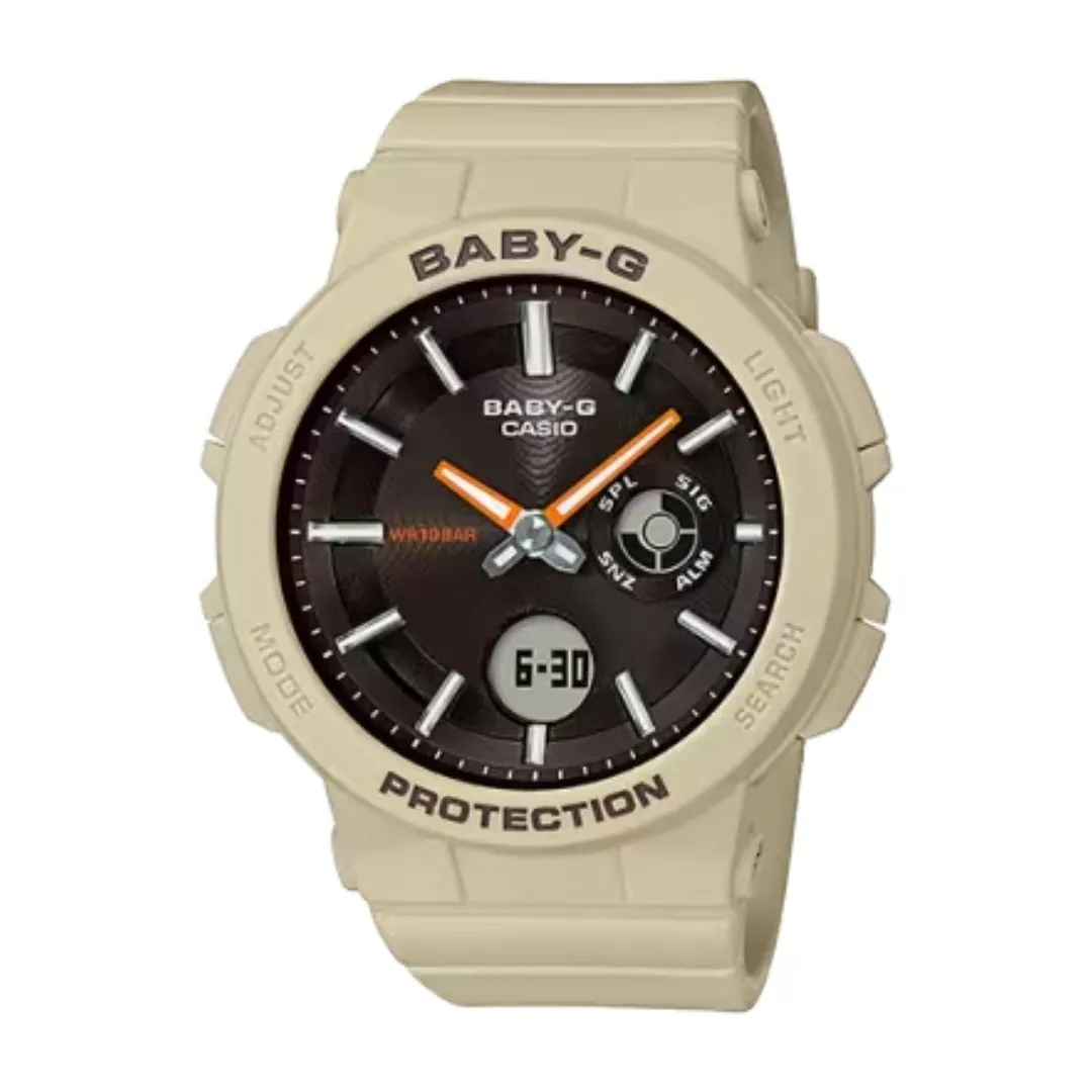 Schmuck Casio Uhren CASIO Damen Baby-G NEON ILLUMINATOR Uhr BGA-255-5ADR