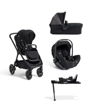 Joie finiti™ 4in1 Signature Kinderwagen-Set mit Joie Signature I-Level PRO Autositz (4-teilig) - Eclipse