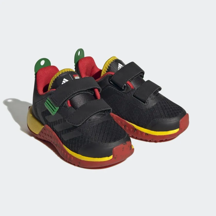 Kinder adidas DNA x LEGO Schuhe mit zwei Klettverschlüssen Hey Dude Schuhe