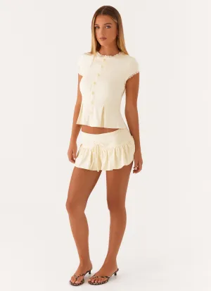 Landon Mini-Rockhose - Zitrone