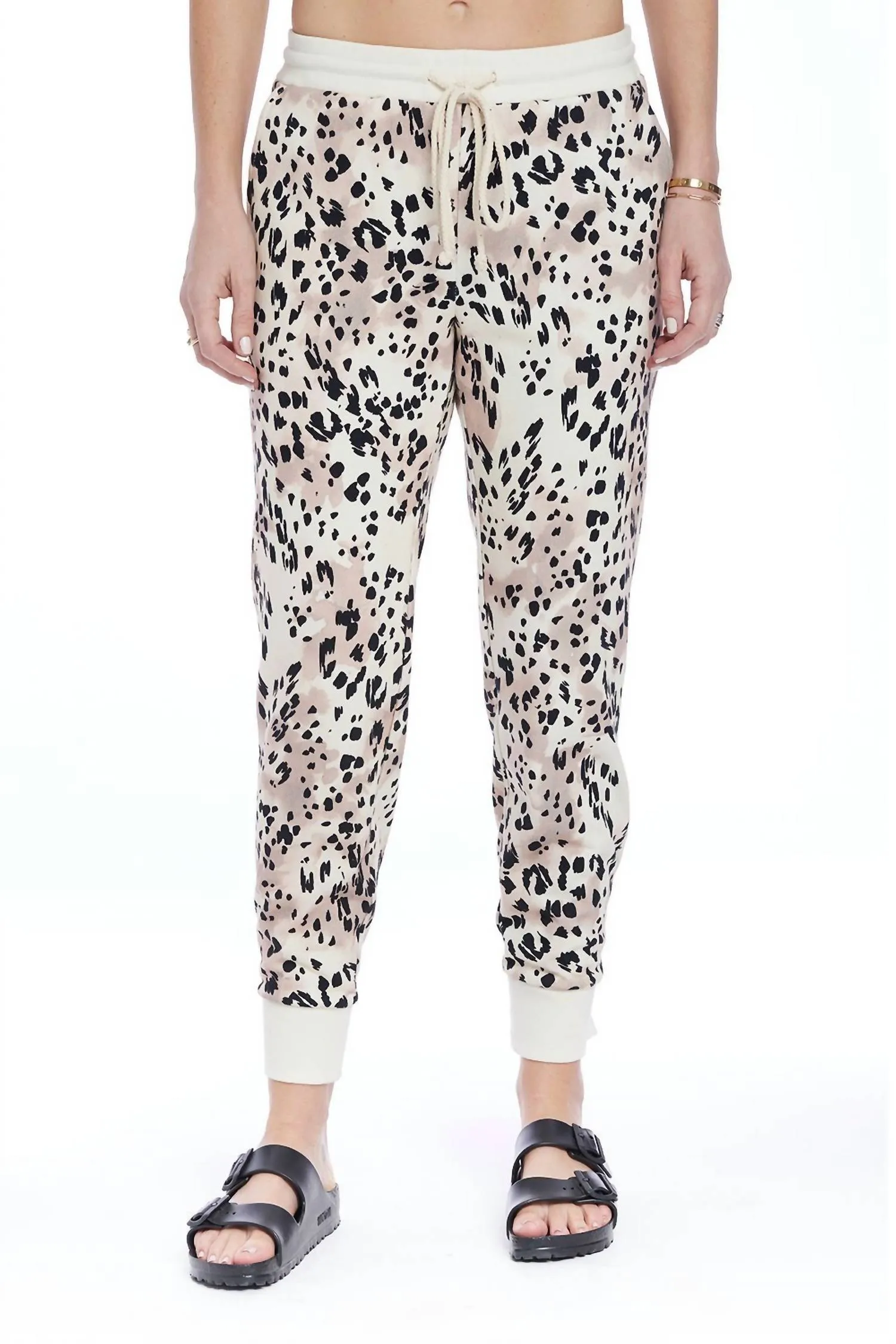 Landon Hose in Vanille-Leopard-Fiesta