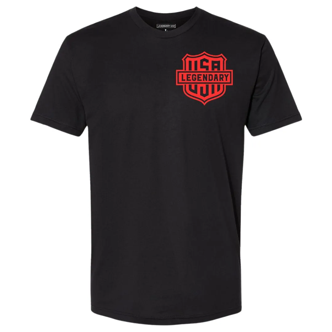Legendäres 'Color Shield' Motorrad-T-Shirt