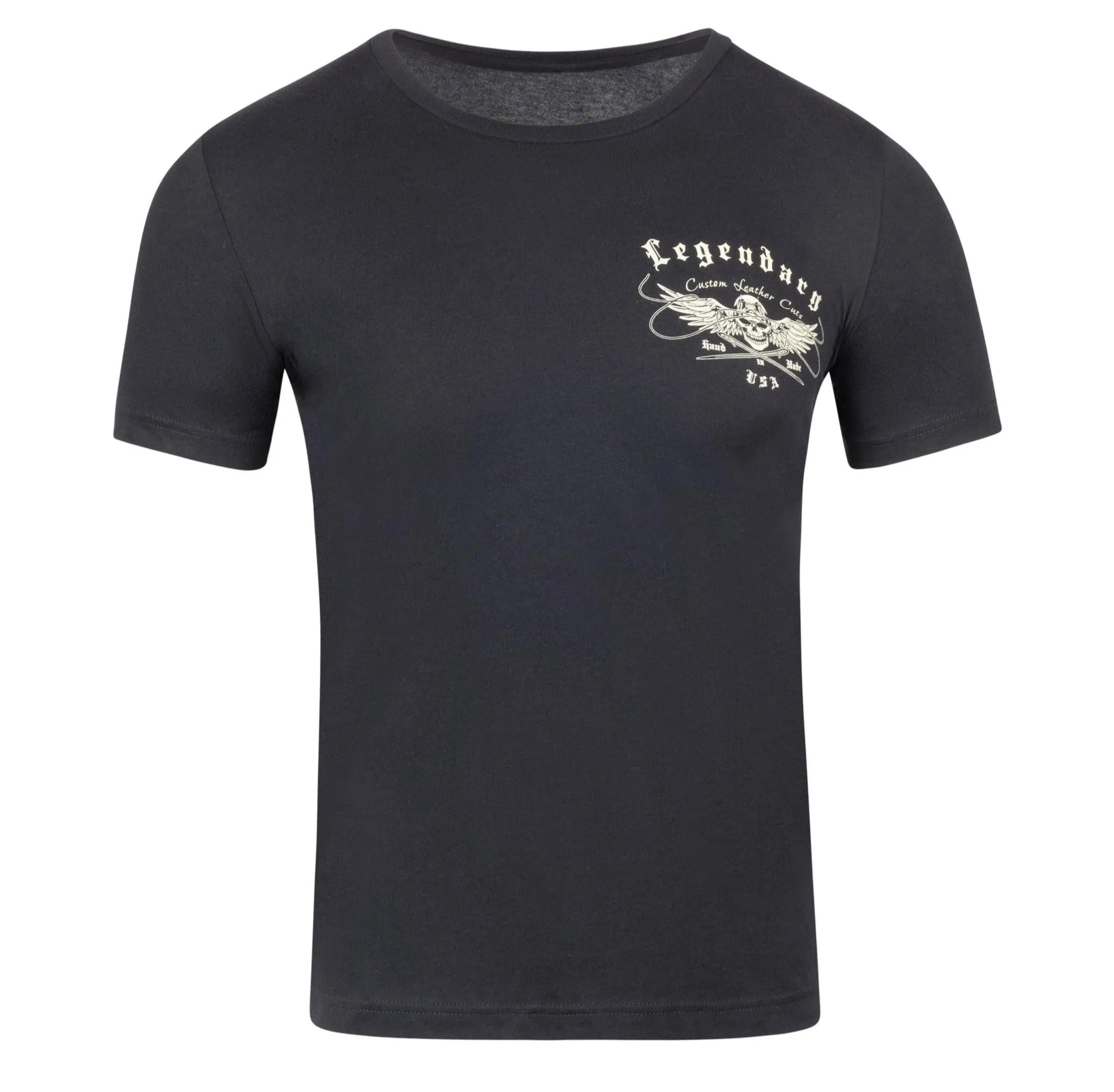 Legendäres USA 'Custom Leather Cuts' Motorrad-T-Shirt
