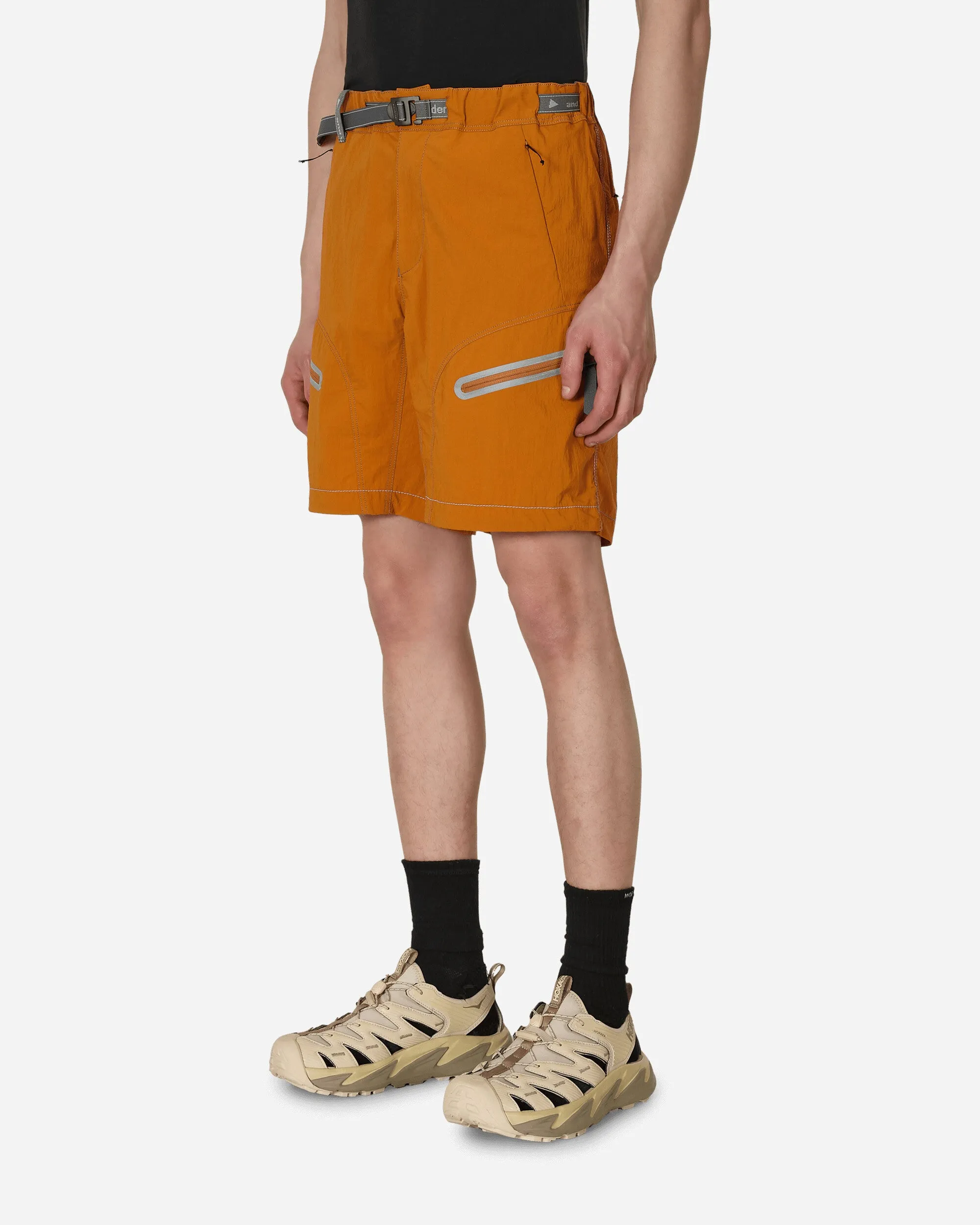 Leichte Wander-Shorts in Orange