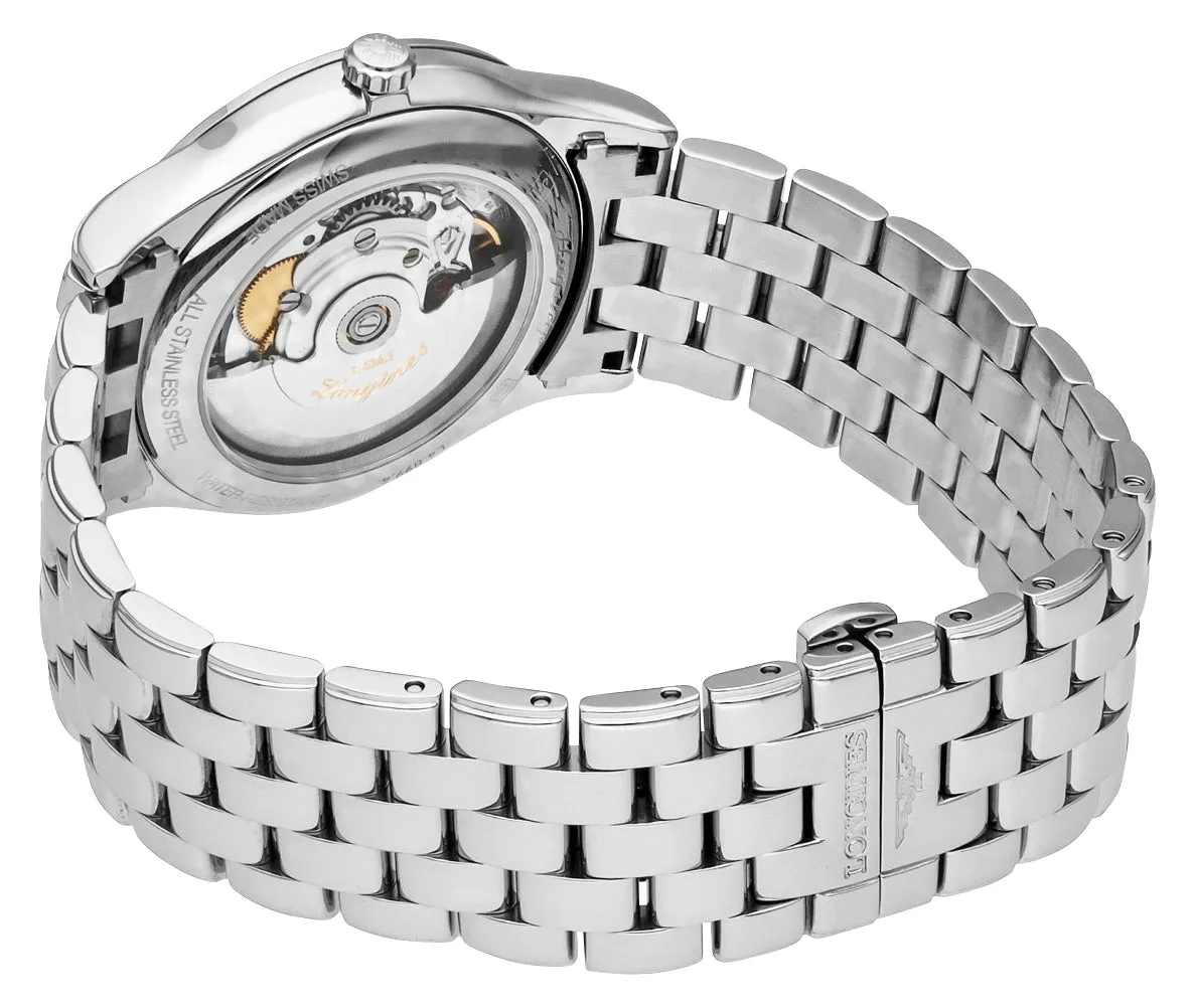 Longines Flagship Automatik Edelstahl Weißes Zifferblatt Tag/Datum Herrenuhr L4.899.4.21.6 Longines Uhren