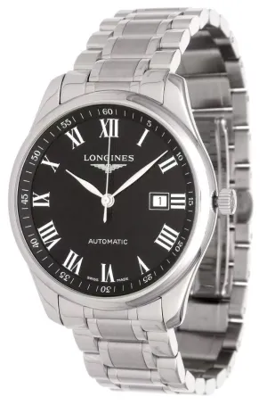 Longines Master Collection Automatik Edelstahl Schwarz Zifferblatt Datum Herrenuhr L2.893.4.51.6 Longines Uhren