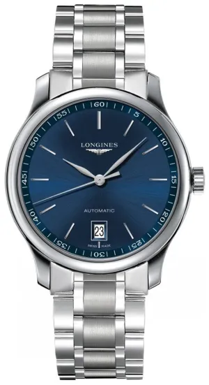 Longines Master Collection Automatik Herrenuhr Edelstahl Blaues Zifferblatt Datum L2.628.4.92.6 Longines Uhren
