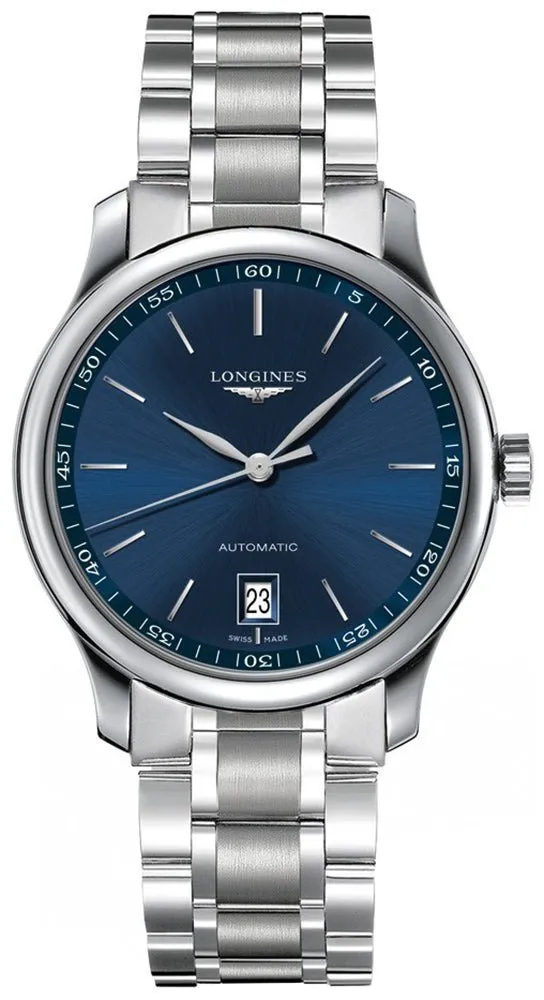 Longines Master Collection Automatik Herrenuhr Edelstahl Blaues Zifferblatt Datum L2.628.4.92.6 Longines Uhren