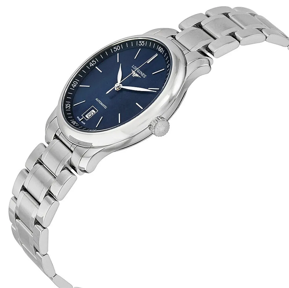 Longines Master Collection Automatik Herrenuhr Edelstahl Blaues Zifferblatt Datum L2.628.4.92.6 Longines Uhren