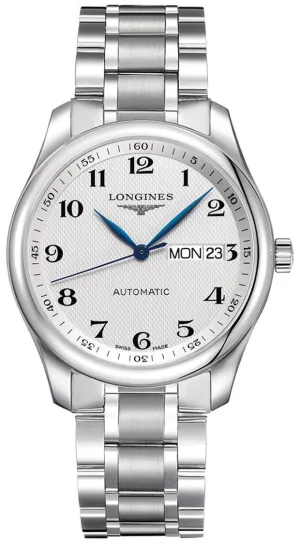 Longines Master Collection Automatik Edelstahl Silber Zifferblatt Tag/Datum Herrenuhr L2.755.4.78.6 Longines Uhren