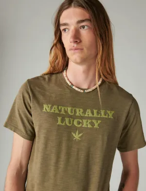 Lucky Brand Naturally Lucky T-Shirt Buche Lucky Brand