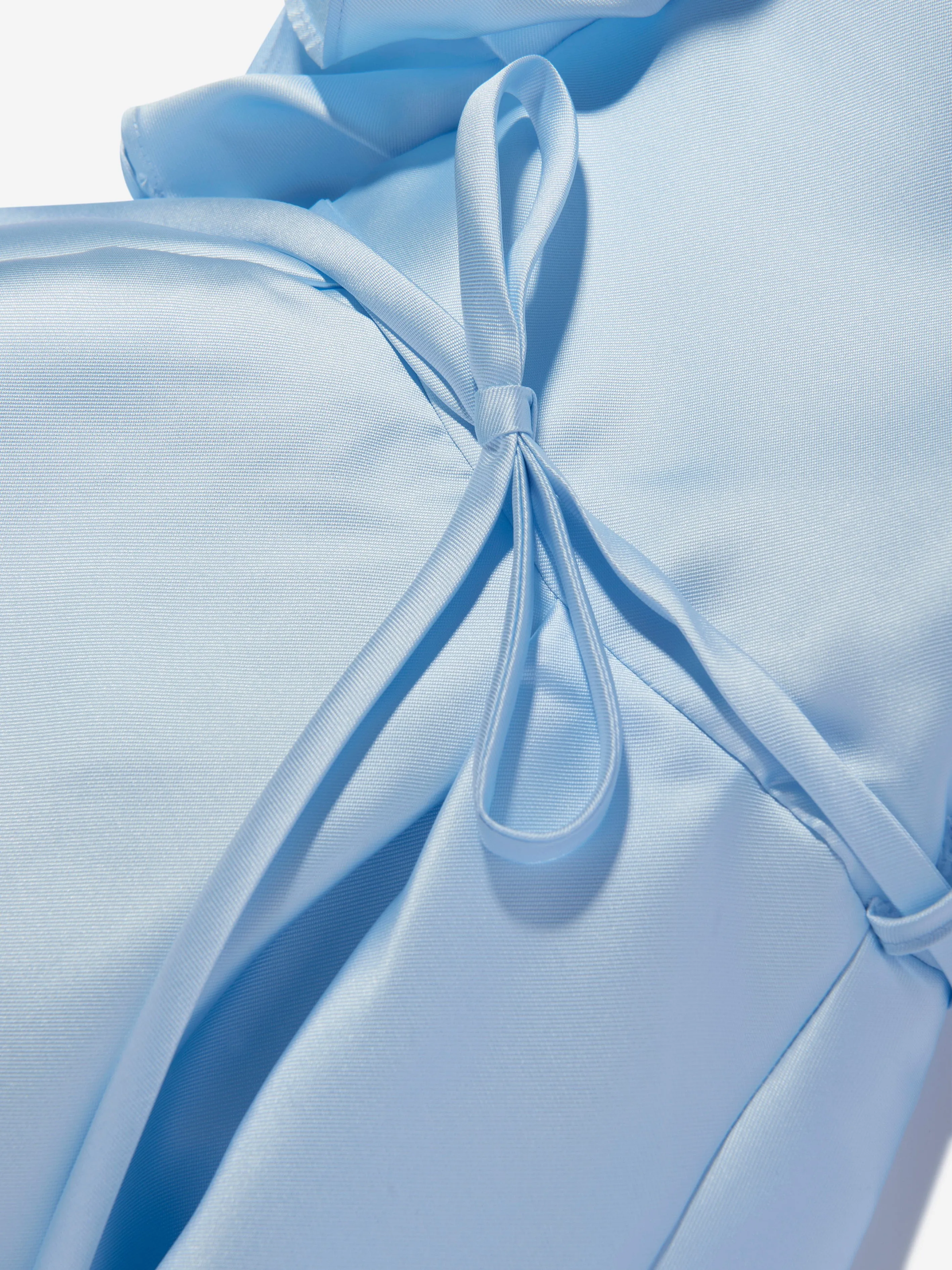 Mama Luma Mädchen Große Schleife Anlasskleid in Blau