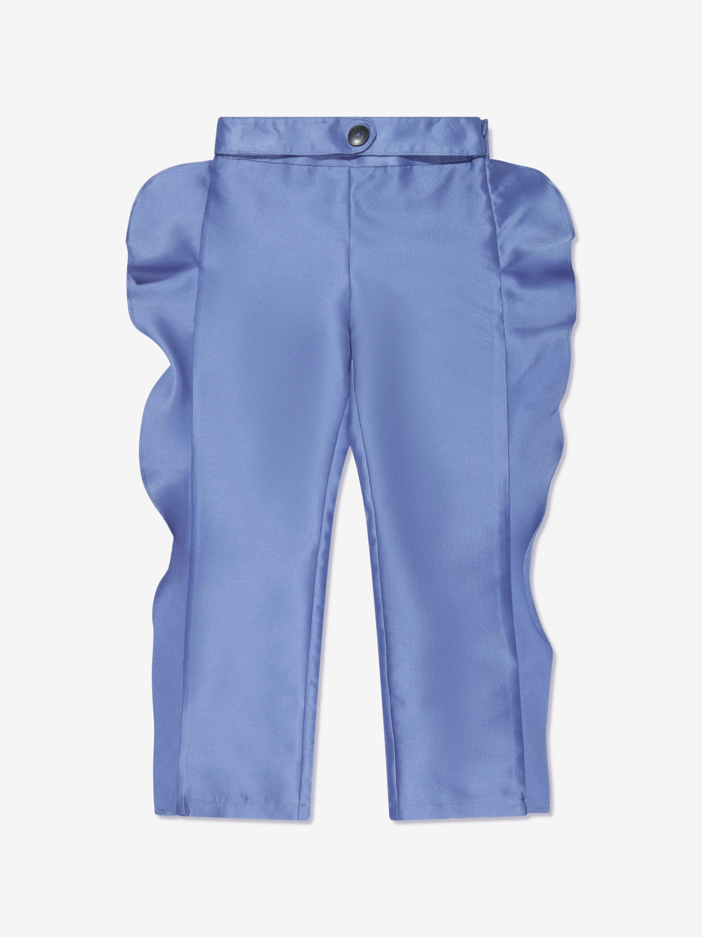 Mama Luma Mädchen Rüschenhose in Blau