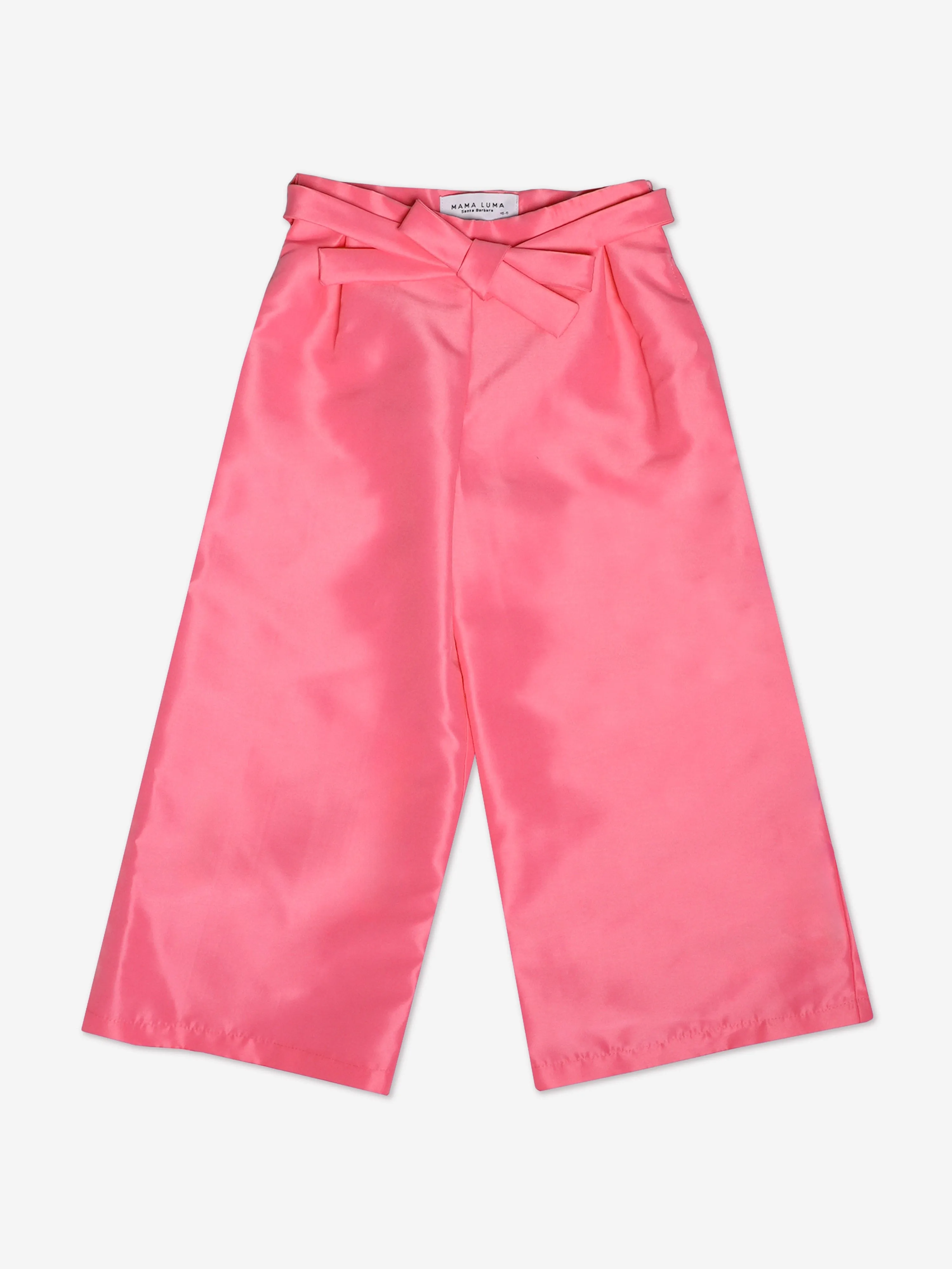Mama Luma Girls Weite Bein Hose in Rosa